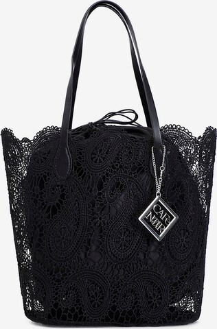 Borsa a sacco di CAFè NOIR in nero: frontale