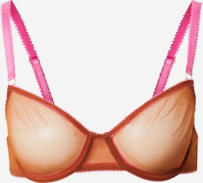 Dora Larsen BH 'ALEXA' in braun / pink, Produktansicht