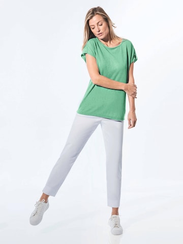 Goldner Shirt in Grün