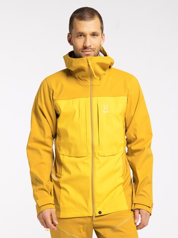 Haglöfs Outdoor jacket 'Touring Infinium' in Yellow: front