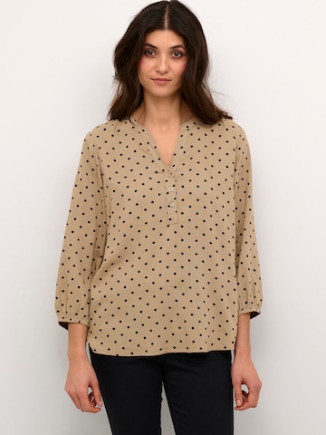 Kaffe Bluse 'KA Milia' in Beige: Vorderseite