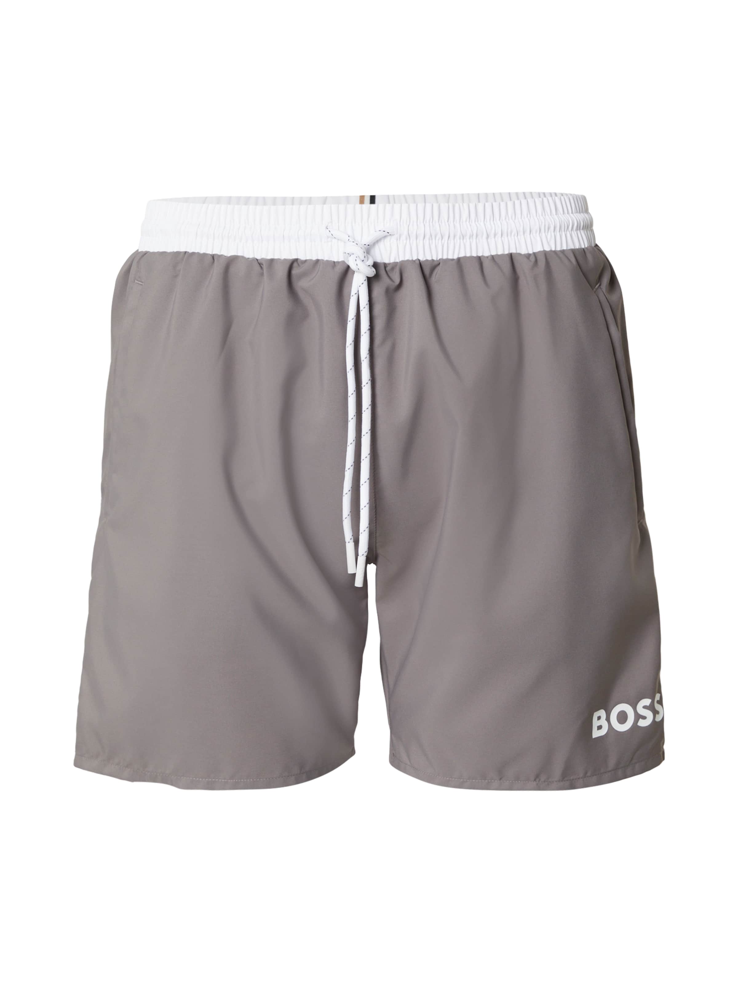 BOSS Board Shorts &#x27;Starfish&#x27; in Grey: front