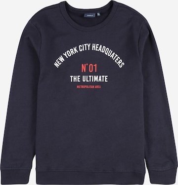 KIDS ONLY Sweatshirt 'DAVE' in Blue: front