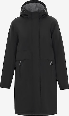 Parka di mezza stagione di DreiMaster Maritim in nero: frontale
