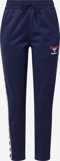 Hummel Pantalon de sport en bleu marine / rouge / blanc, Vue avec produit