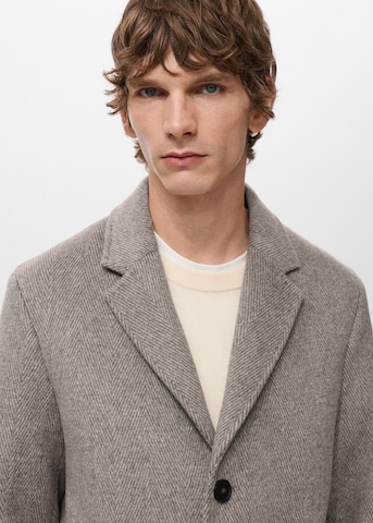 MANGO MAN Between-Seasons Coat 'Baldoria' in Beige