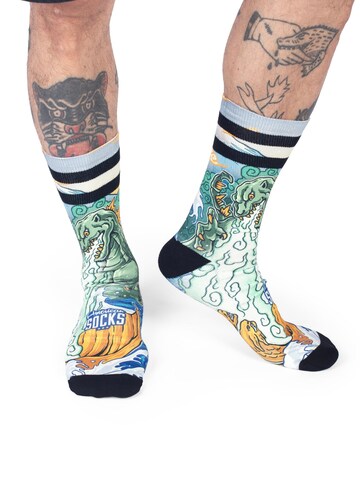 American Socks - Calcetines 'Kaiju King' en verde