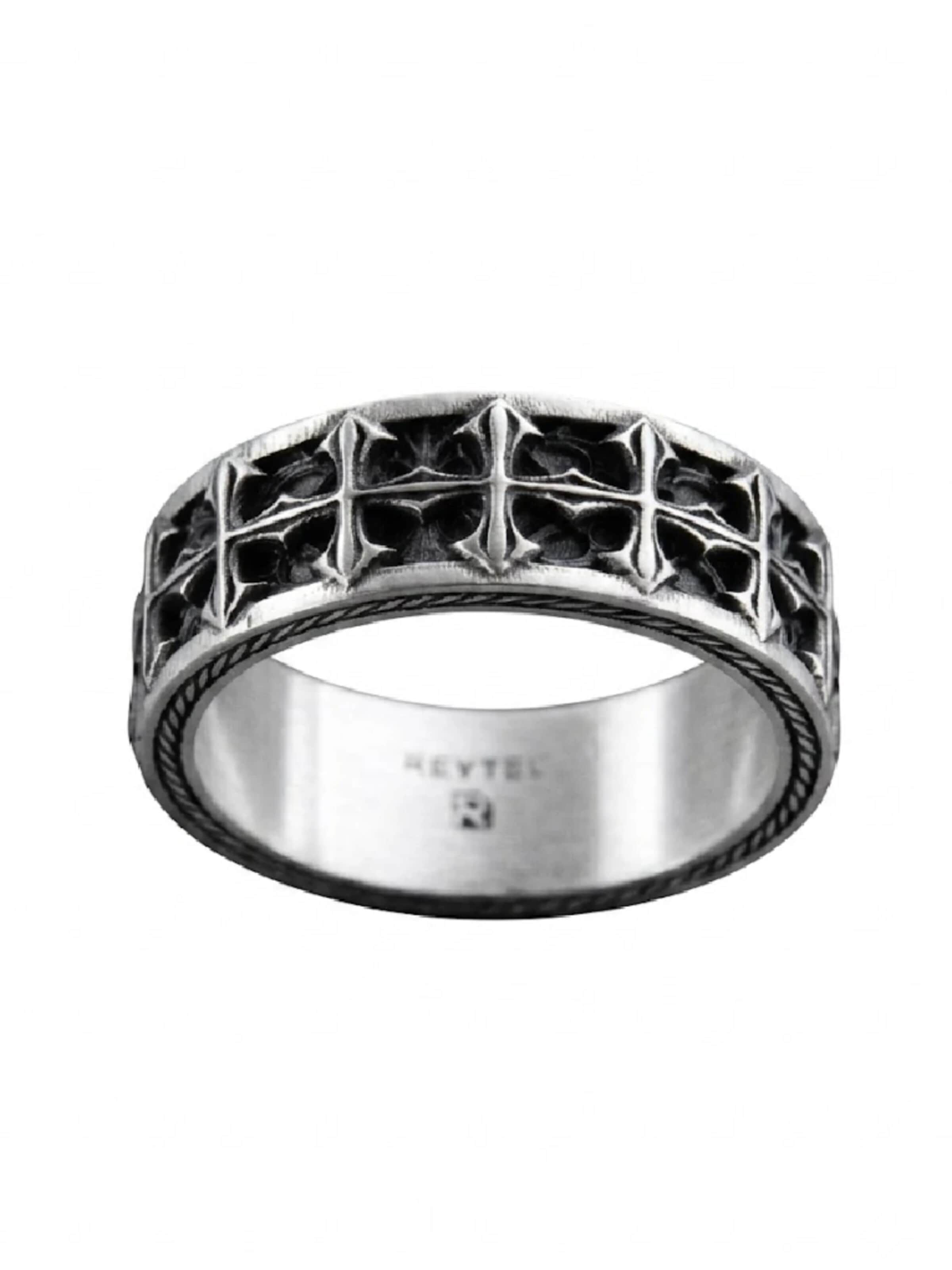 REYTEL - Anillo en plata: frente