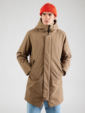 elvine Regular Fit Jacke 'Gunter' in Braun: Vorderseite