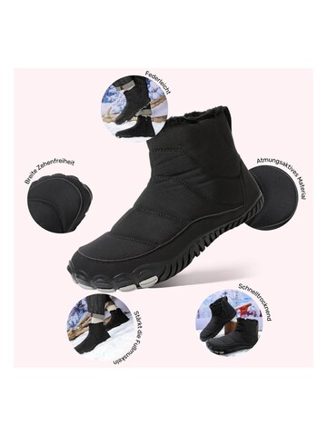 DOTALES Schnürstiefel 'DOTALES - WarmStep Barfußschuhe'‌‌‌‌‌‌‌‌‌ in Schwarz