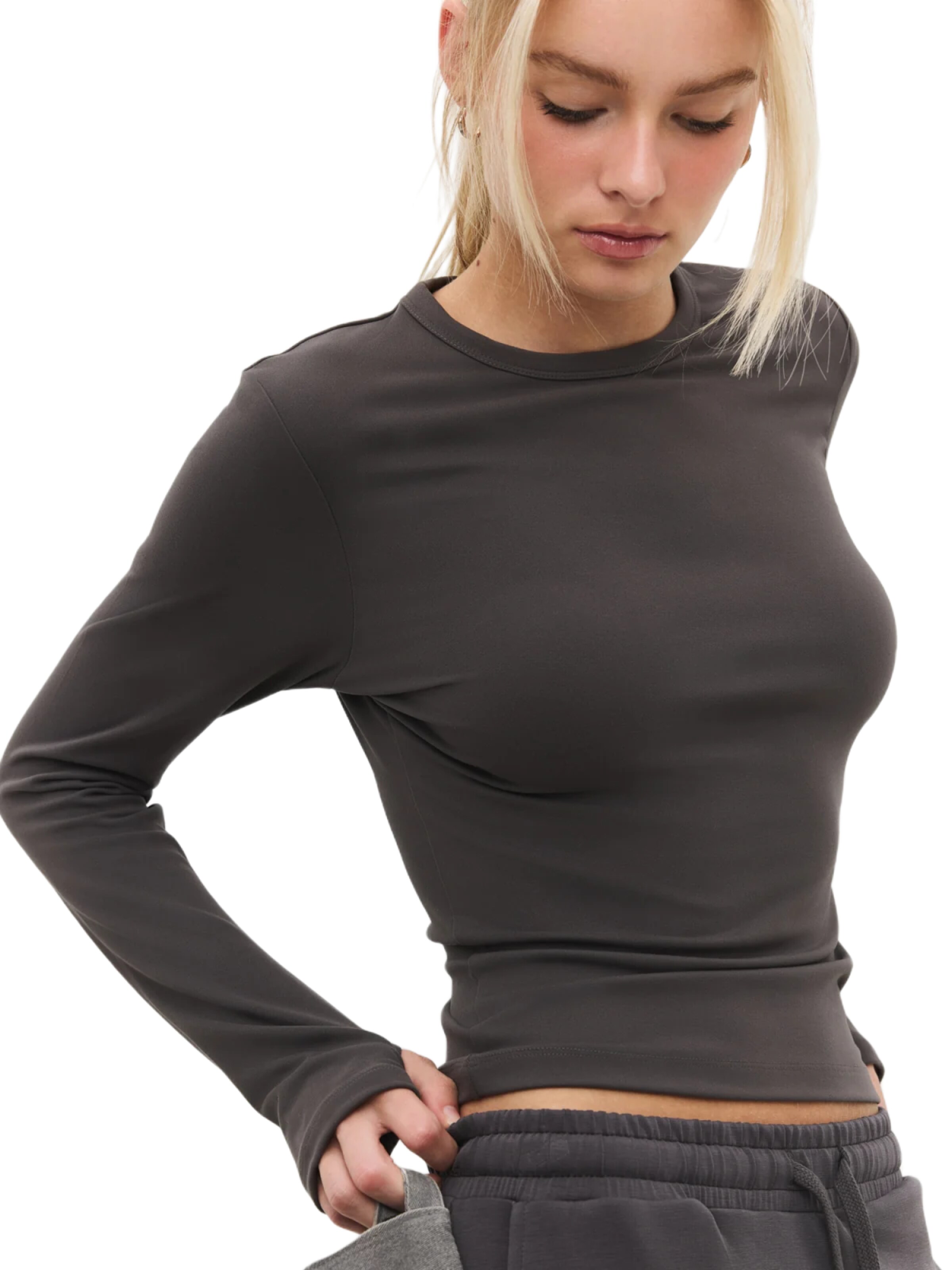 No Matter What Shirt in Grey