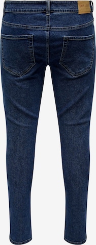Skinny Jeans 'WARP' di Only & Sons in blu