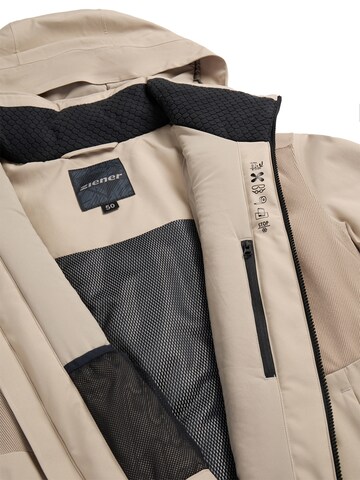 ZIENER Outdoor jacket 'TISCON ' in Beige