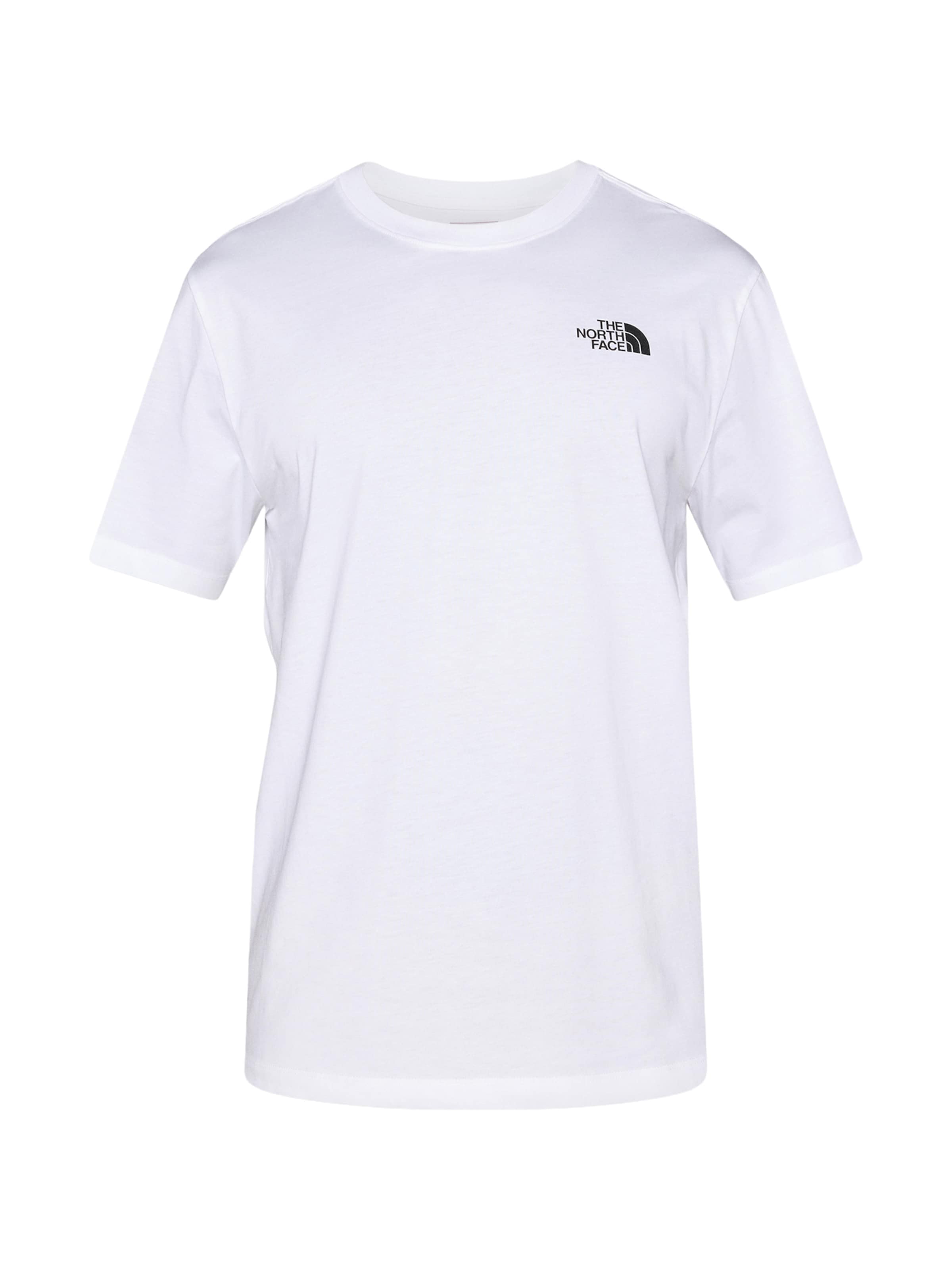 Tricou de la THE NORTH FACE pe alb: față