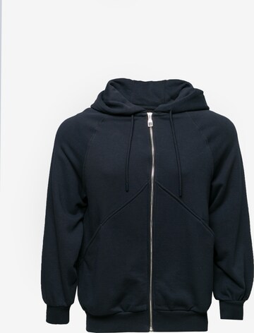 BIG STAR Zip-Up Hoodie 'Zinaida' in Blue: front