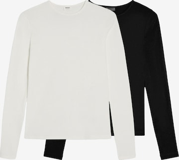Bershka Shirt in Schwarz: Vorderseite