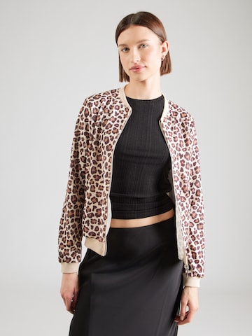 Hailys Between-Season Jacket 'Li44sa' in Brown: front