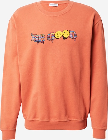 ABOUT YOU Limited Sweatshirt 'Kai' by Jannik Stutzenberger' in Orange: front