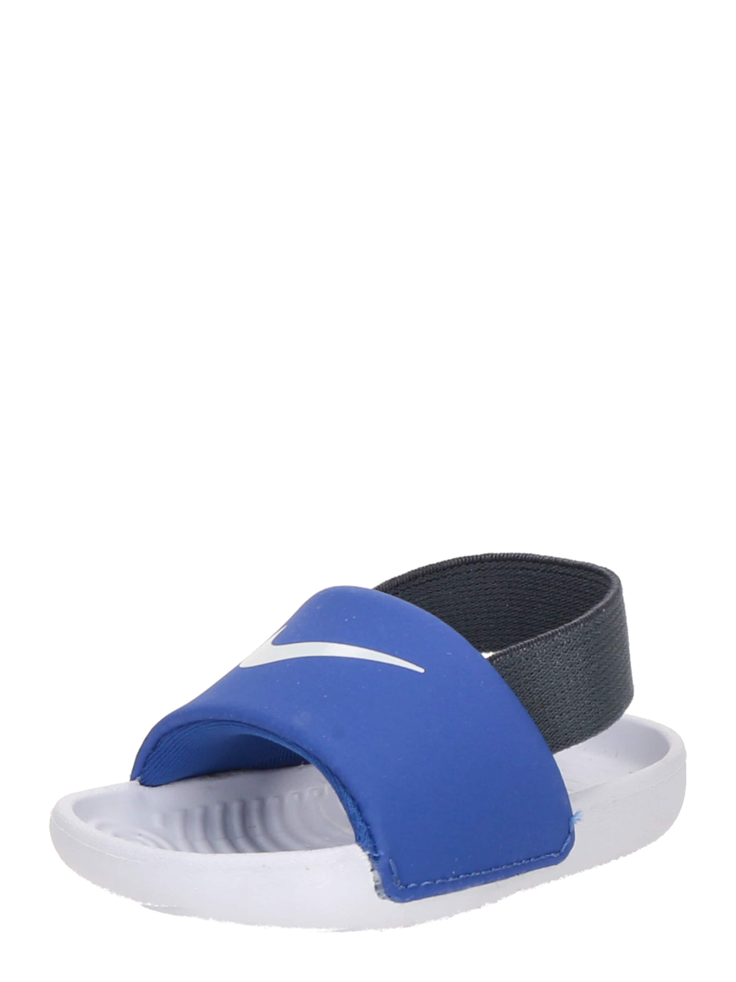 Nike Sportswear Отворени обувки 'KAWA' в синьо: отпред