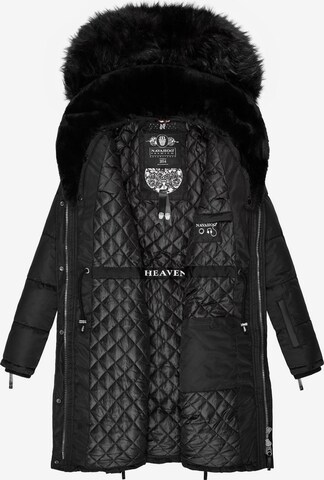 NAVAHOO Zimný kabát 'Sinja' - Čierna