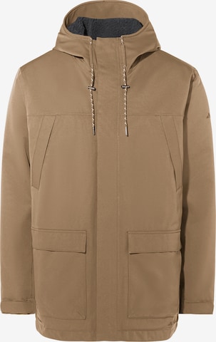 VAUDE Between-seasons parka 'Manukau III' in Beige: front