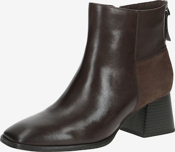 CAPRICE Ankle Boots in Brown: front