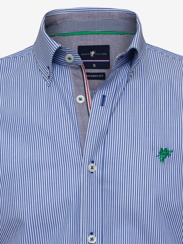 DENIM CULTURE - Ajuste regular Camisa 'Bernard' en azul