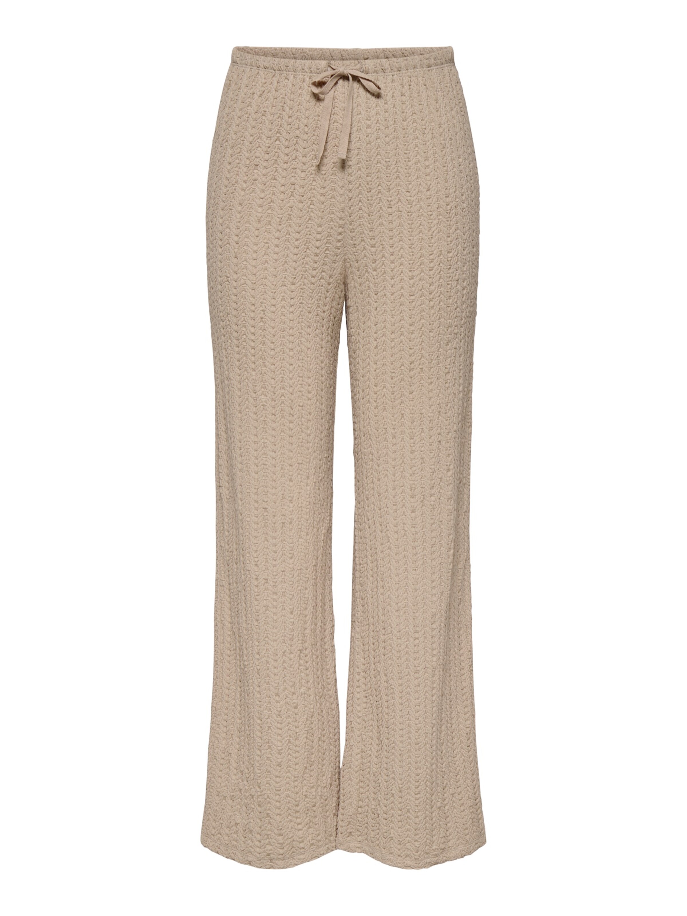 ONLY Zvonové kalhoty Kalhoty 'ONLSIF' – béžová: přední strana