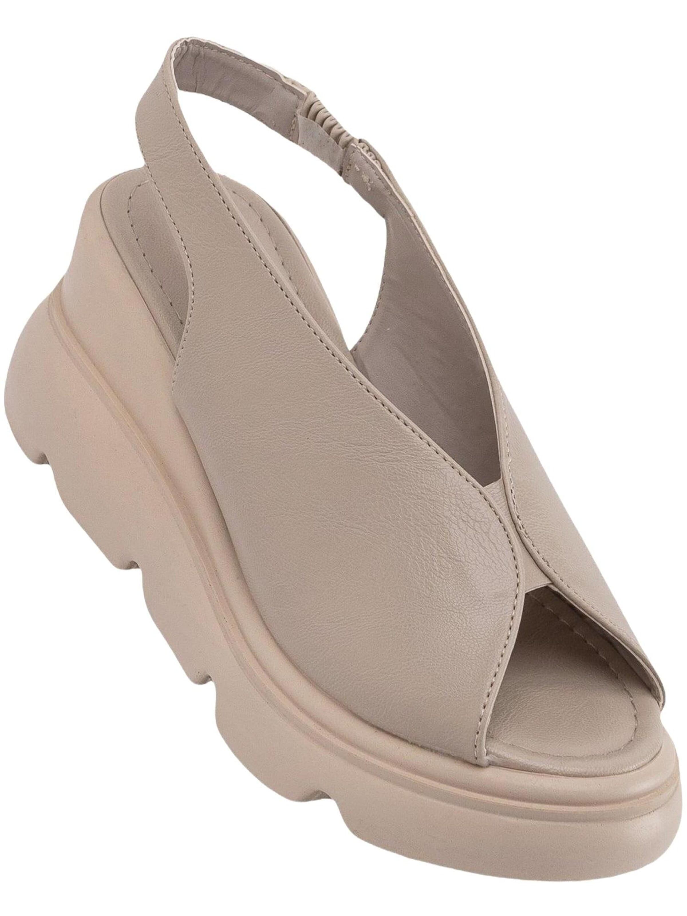 Limoya - Sandalias 'Tilda' en beige: frente
