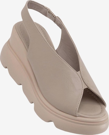Limoya - Sandalias 'Tilda' en beige: frente