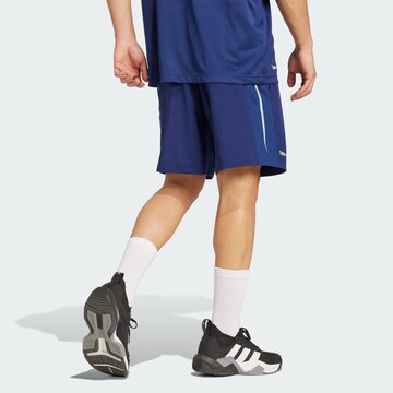 ADIDAS PERFORMANCE Loosefit Sportbroek 'Tech Apparel' in Blauw