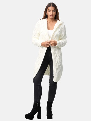 Elara Strickjacke in Weiß