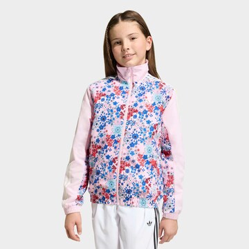ADIDAS ORIGINALS Between-Season Jacket 'Adidas Originals x Liberty London' in Pink: front