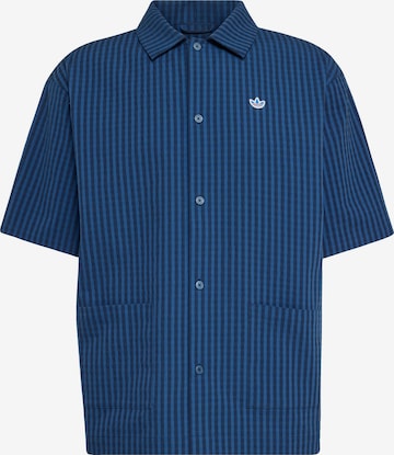 Fit confort Chemise 'Resort' ADIDAS ORIGINALS en bleu : devant