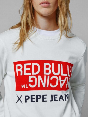 Felpa di Red Bull Racing x Pepe Jeans in bianco