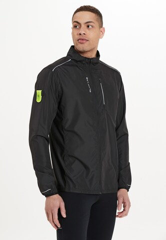 ELITE LAB Between-Season Jacket 'Shell X1' in Black: front