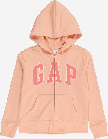 GAP Zip-Up Hoodie in Orange: front