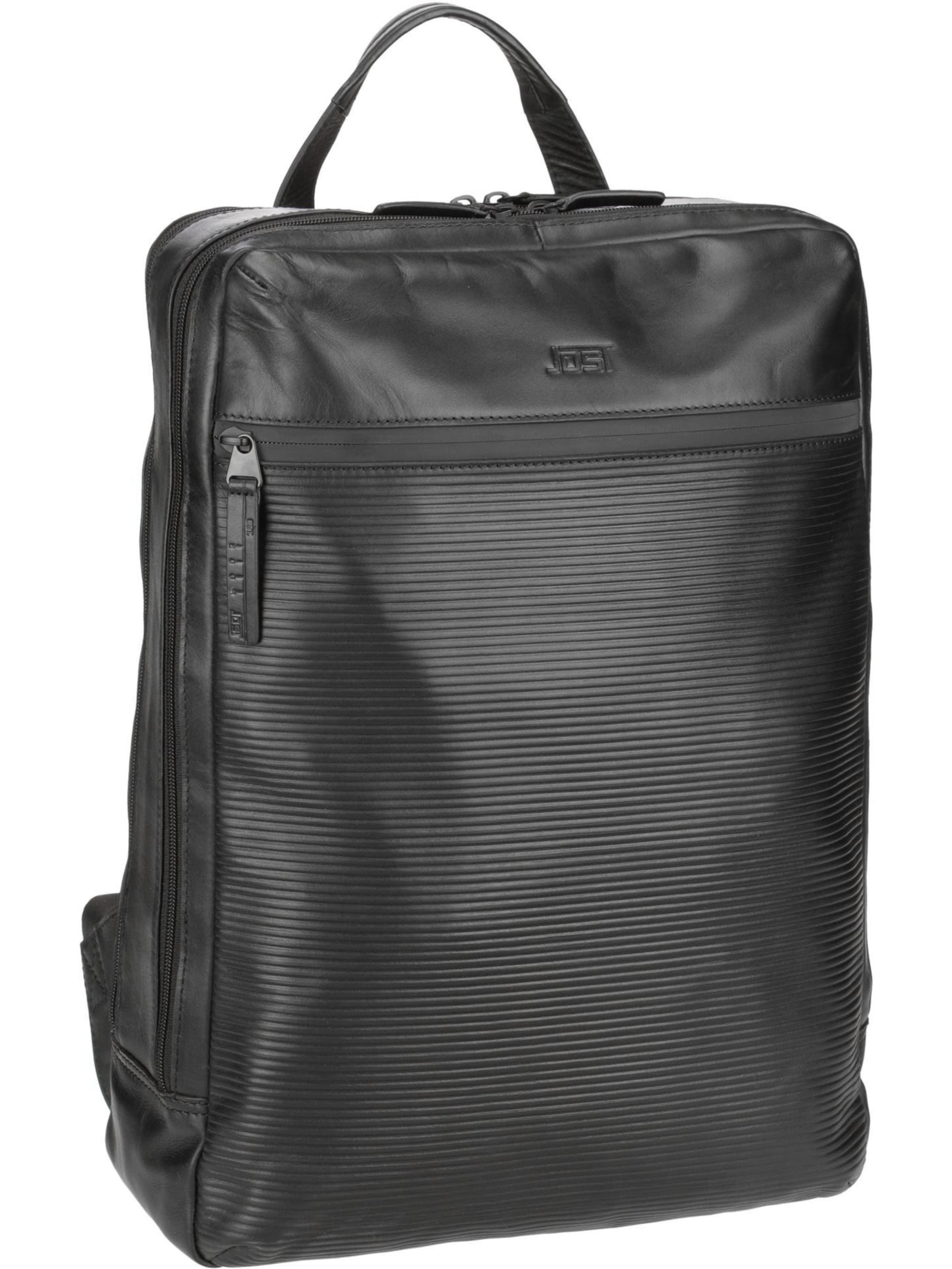JOST Rucksack 'Aarhus Linea' in Schwarz: Vorderseite