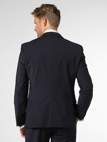 Coupe slim Veste de costume BOSS Black en bleu