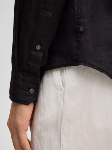 STRELLSON Regular fit Button Up Shirt 'Ceasar' in Black