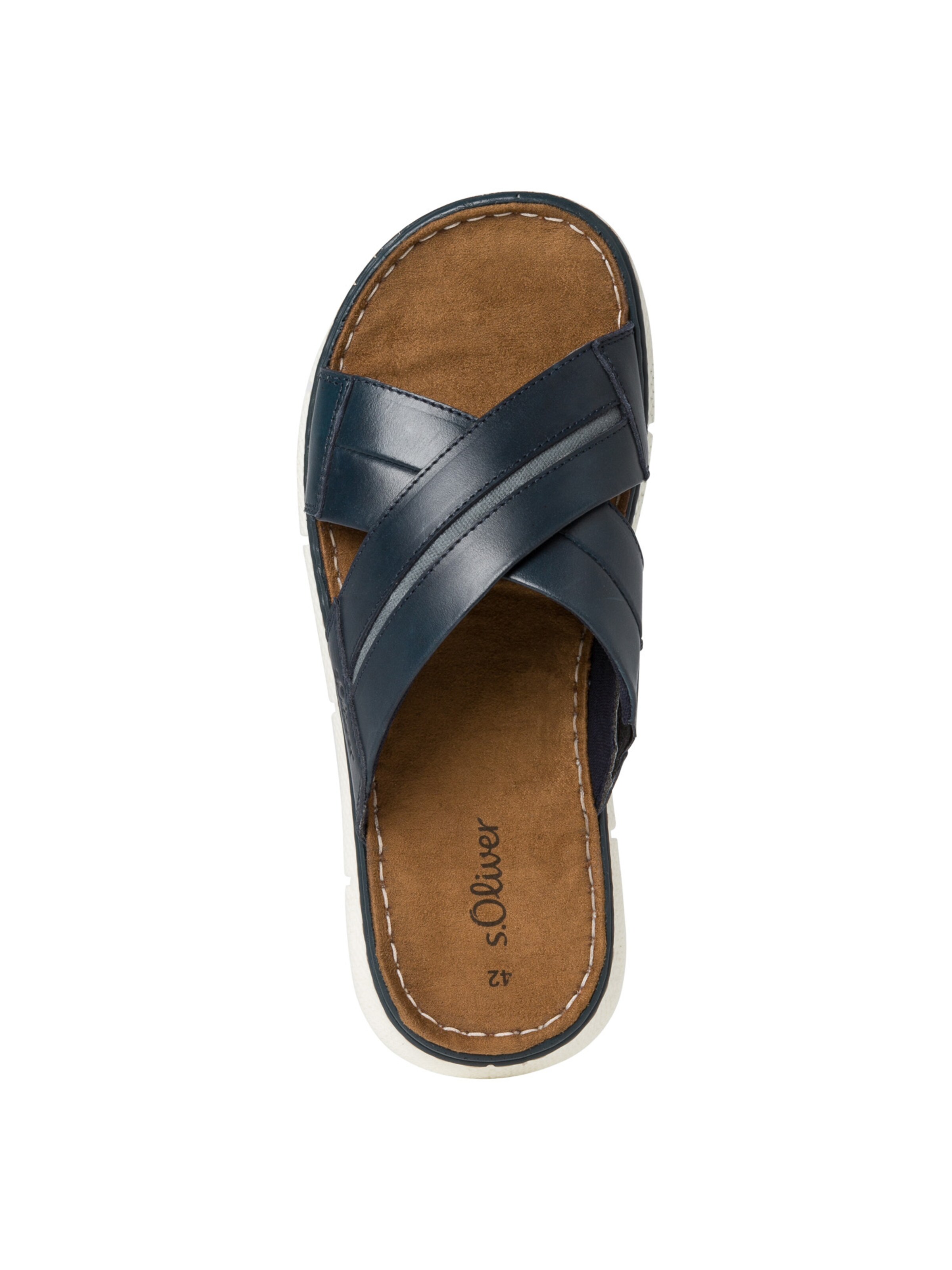 Männer Offene Schuhe s.Oliver Pantolette in Navy, Hellblau - CF78718 Männer Offene Schuhe s.Oliver Pantolette in Navy, Hellblau - CF78718