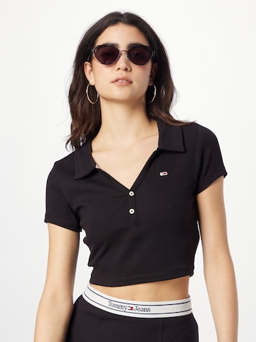 Tommy Jeans Shirt in Black: front