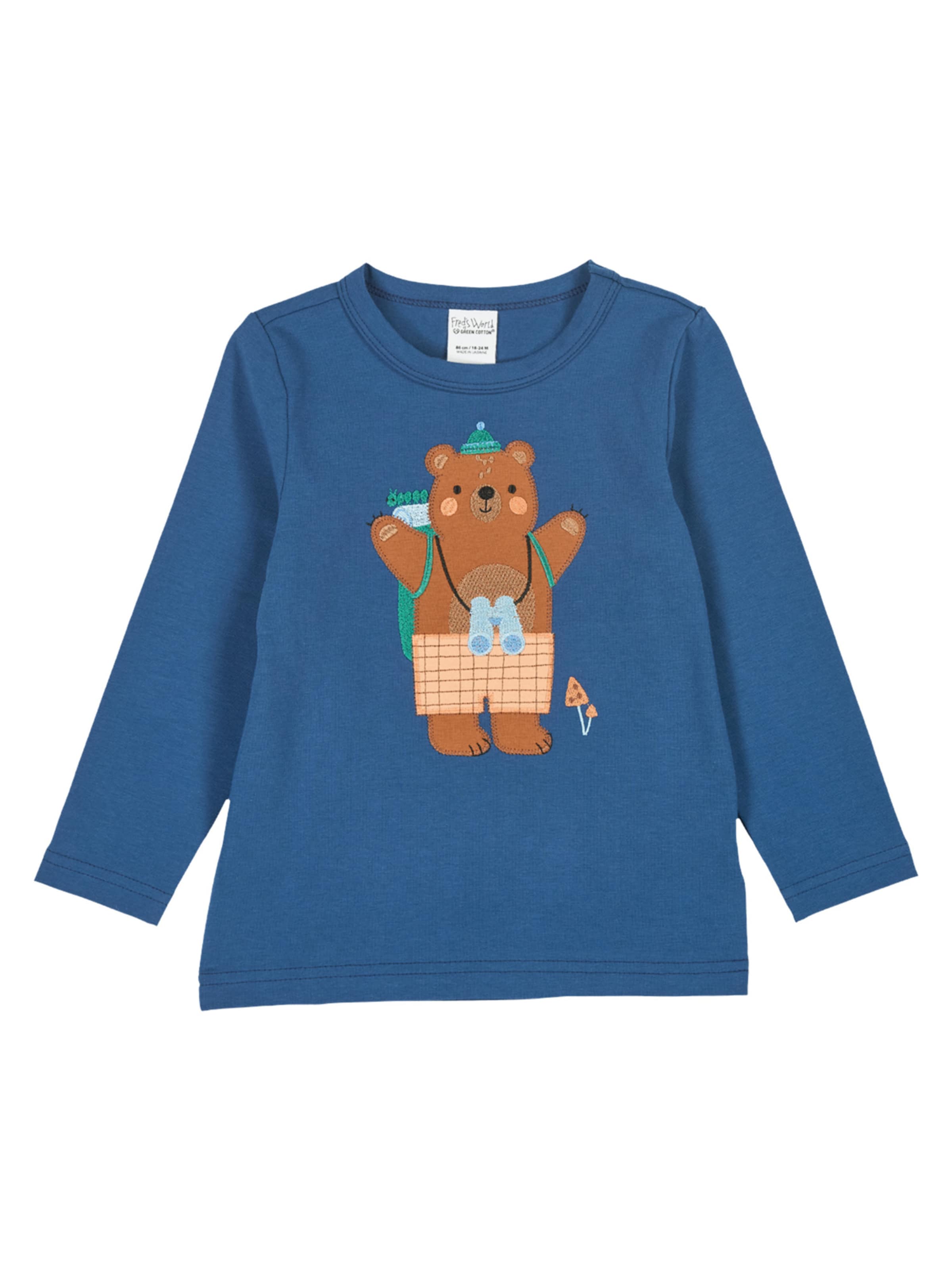 Fred's World by GREEN COTTON Shirt in Blue / Light blue / Brown / Jade, Item view