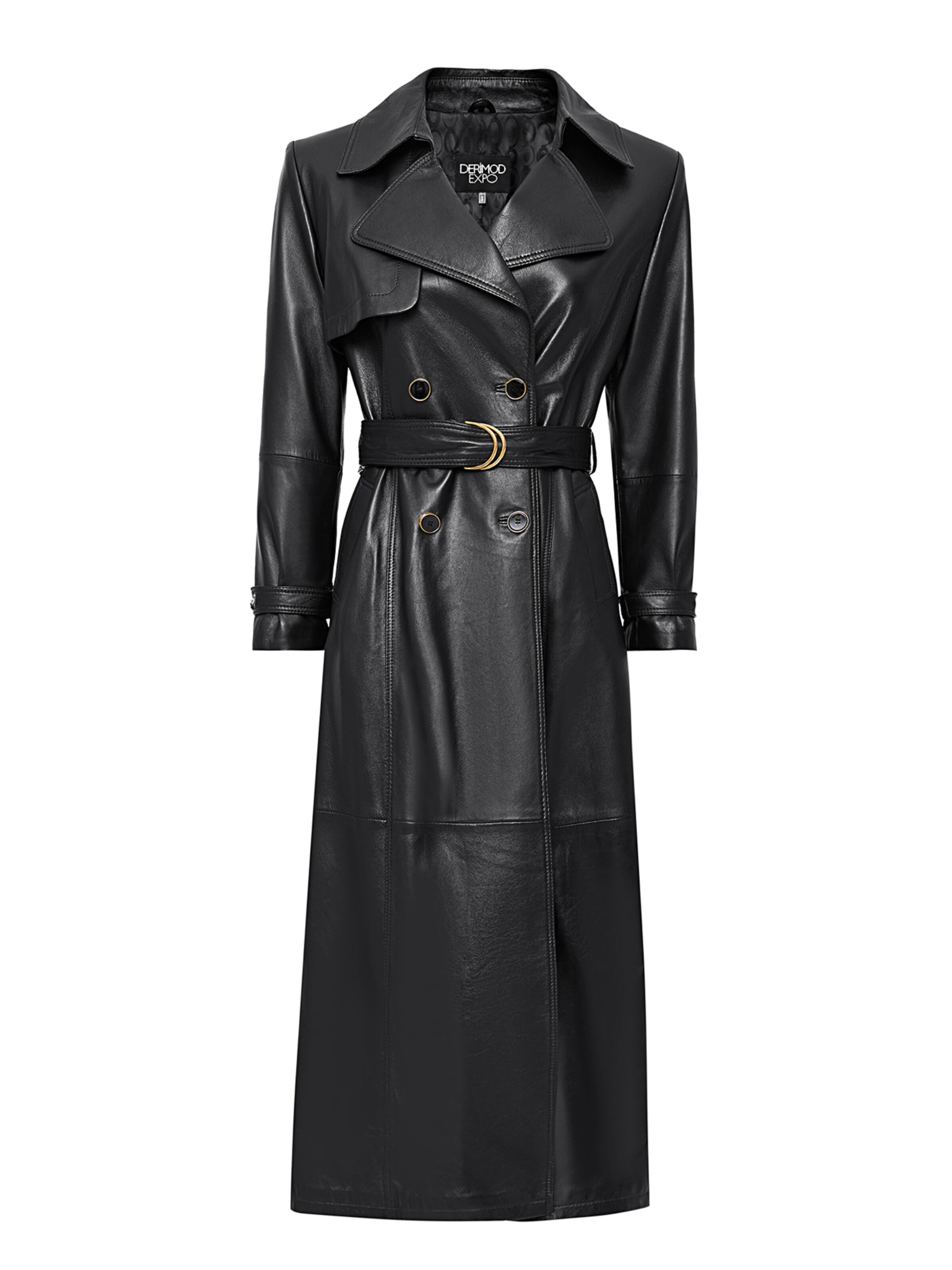 Derimod Tussenmantel in de kleur Goud / Zwart, Productweergave