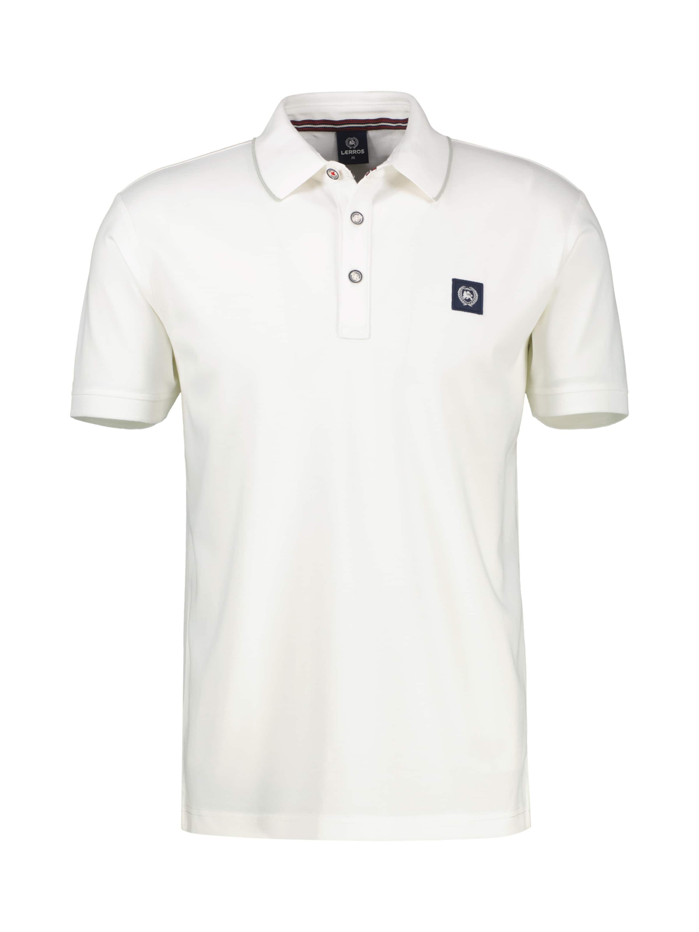 T-Shirt LERROS en blanc : devant