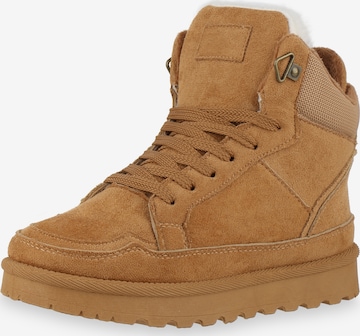 Van Hill Sneaker 'Natalie' in Braun: Vorderseite