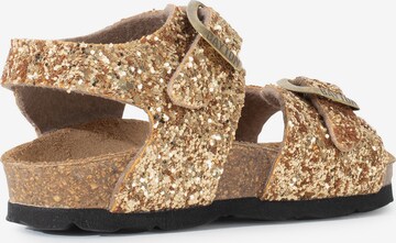 Bayton - Sandalias 'Pegase' en oro