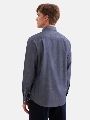 Coupe regular Chemise SEIDENSTICKER en bleu