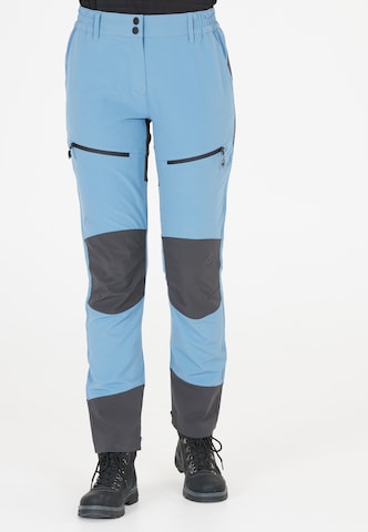 Whistler Regular Outdoor Pants 'Avatar' in Blue: front