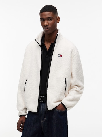 Giacca di felpa di Tommy Jeans in beige: frontale